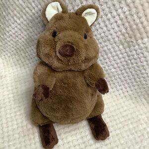 Unbranded Soft Plush Brown Quokka Stuffed Animal Toy